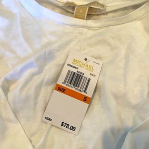 NWT- Michael Kors Trumpet Sleeve Top